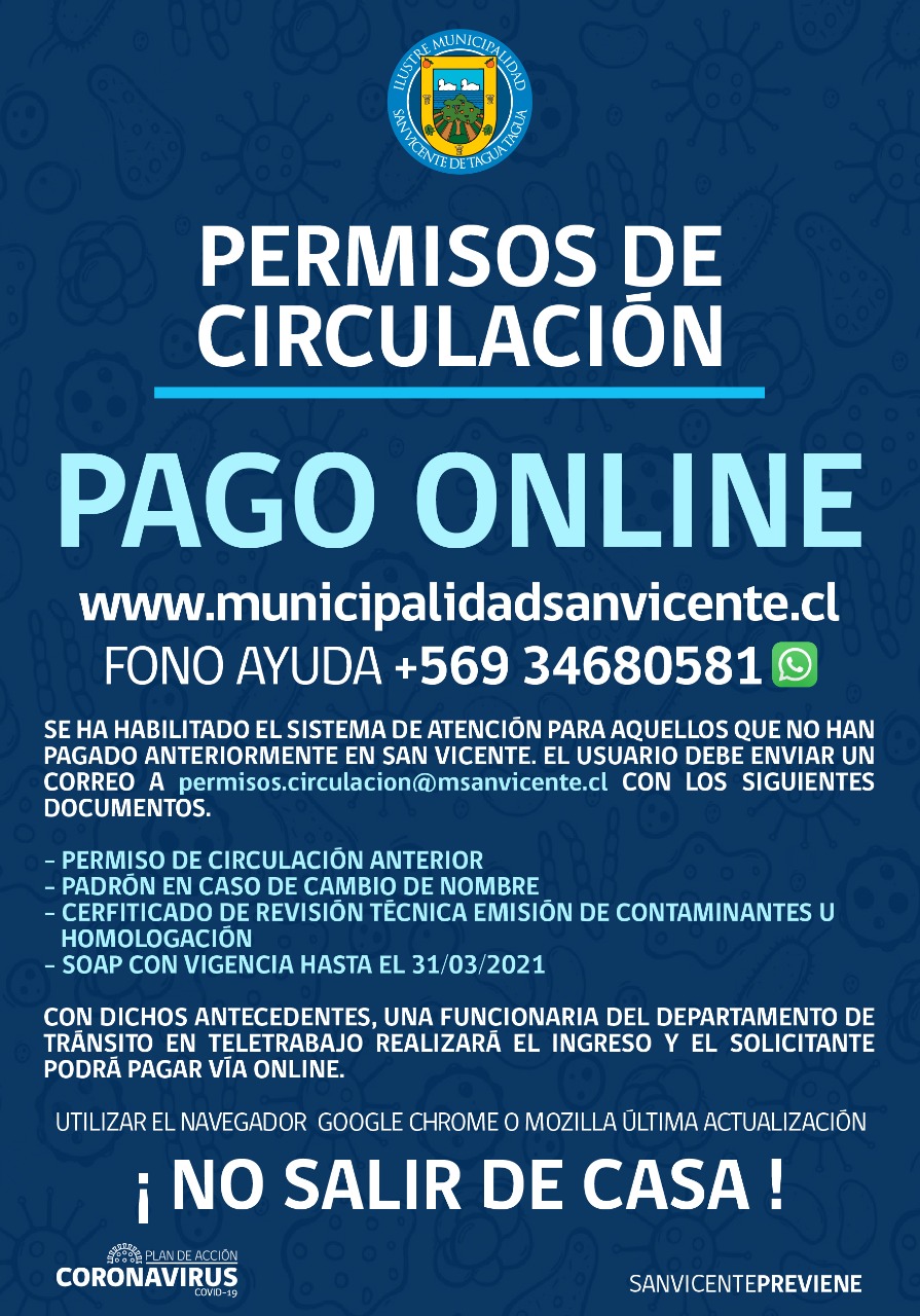 NUEVA ACTUALIZACIÓN PAGO DE PERMISOS DE CIRCULACIÓN